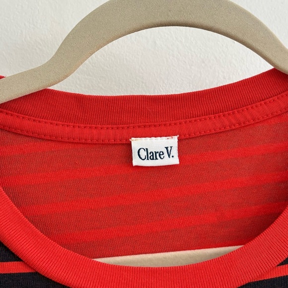 Clare V Le Puff Long Sleeve Tee Large - Picture 6 of 10